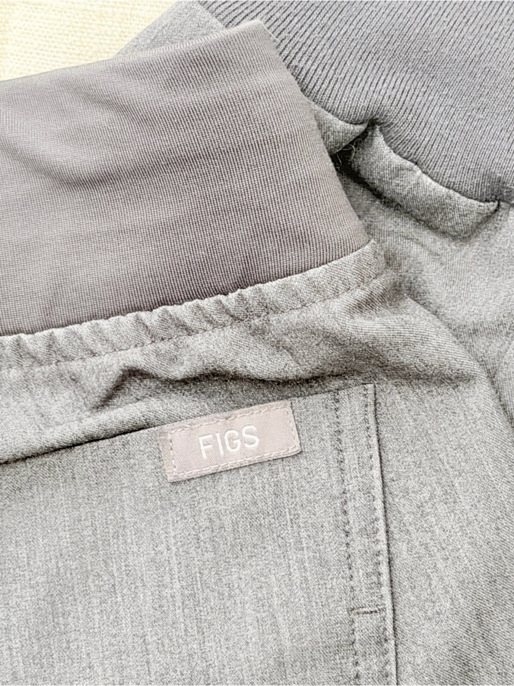 TALL Figs Zamora Jogger Pants - Graphite Heather Gray, Small TALL - Picture 4 of 6